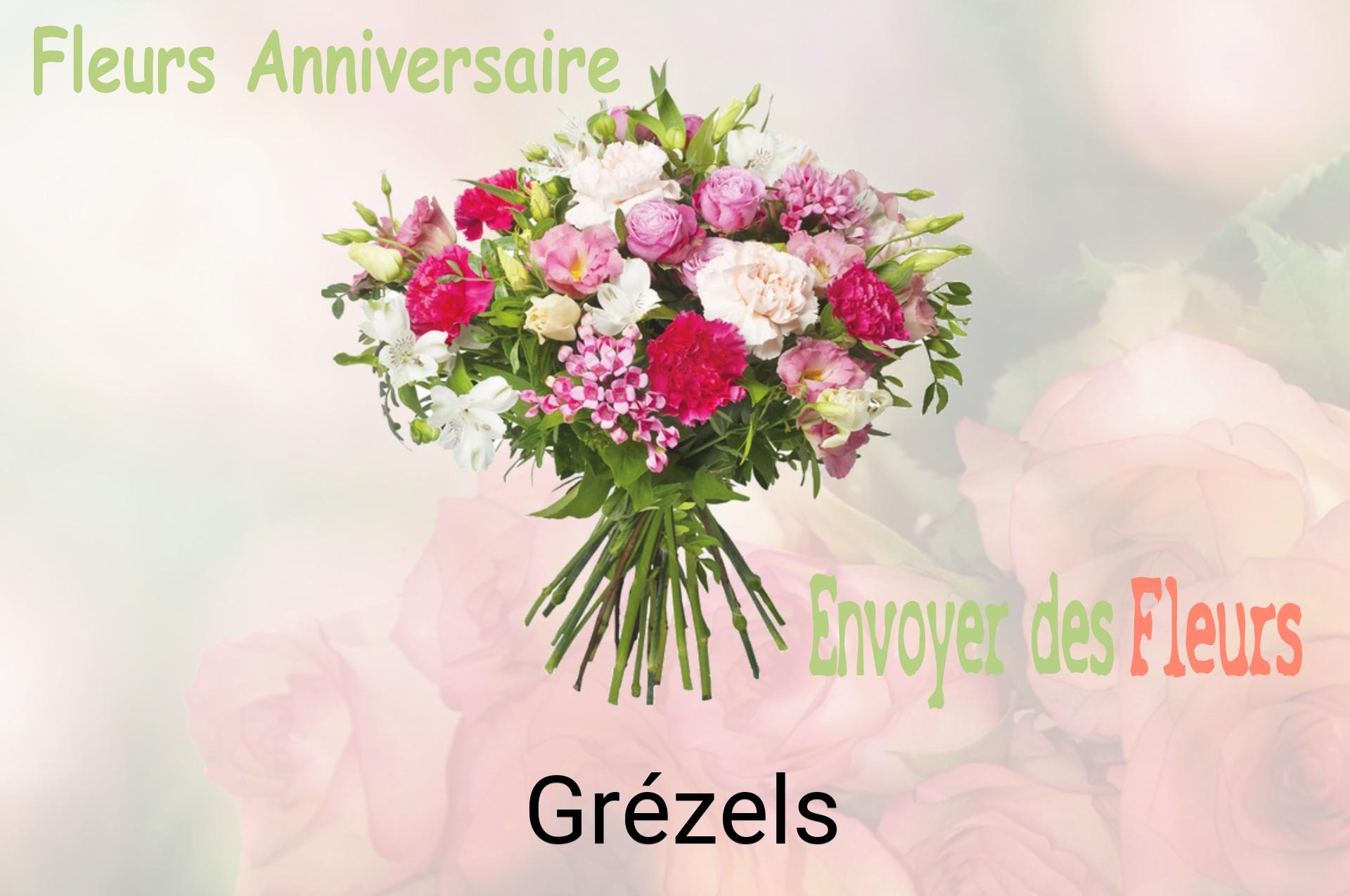 Bouquet de fleurs d’anniversaire livré à Grézels